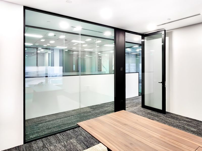 Double Glazed Glass Door for Meeting Room